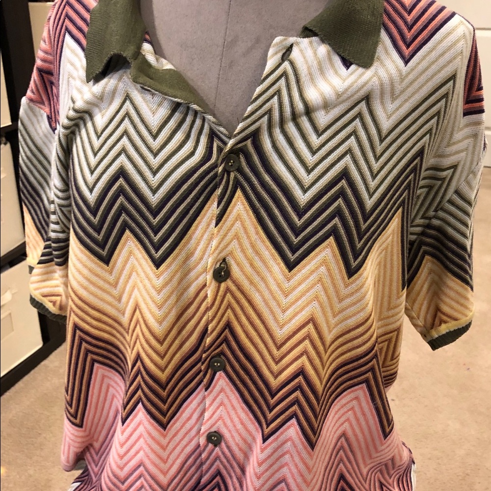 Missoni knit top. Size large